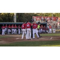 Walla Walla Sweets celebrate another home run