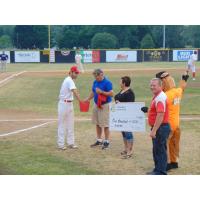 Kanga Roof Gives Away $1,000 at Geneva Red Wings McDonough Park