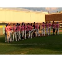 Albany Dutchmen exchange high fives