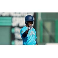 Josh Stowers of the Everett AquaSox