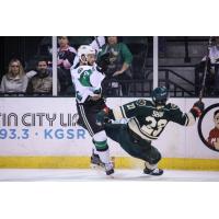 Texas Stars LW Colton Hargrove levels a member of the Iowa Wild