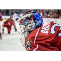 Goaltender Jeremy Brodeur with the Allen Americans