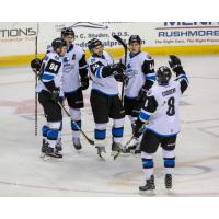 Wichita Thunder celebrate a goal