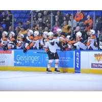 Lehigh Valley Phantoms exchange congratulations