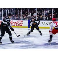 Utah Grizzlies 3-0 forward JT Henke against the Allen Americans