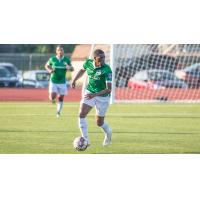 Forward Zaire Bartley with the New York Cosmos