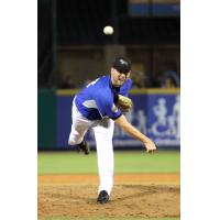 Pitcher Matt Sergey with the Sugar Land Skeeters