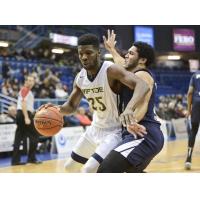 Halifax Hurricanes defend against the Saint John Riptide