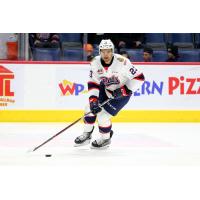 Forward Jadon Joseph with the Regina Pats