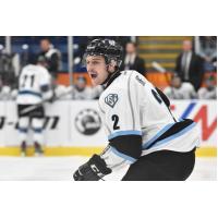 Defenceman Dallas Hines with the Kootenay Ice