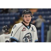 Defenceman Dallas Hines with the Kootenay Ice