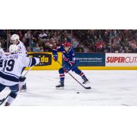 Spokane Chiefs defenseman Filip Kral vs. the Kamloops Blazers