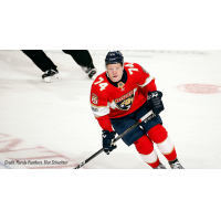 Owen Tippett with the Florida Panthers