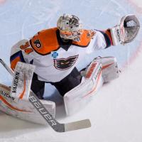 Lehigh Valley Phantoms goaltender Alex Lyon