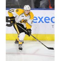 Adam Ruzicka with the Sarnia Sting