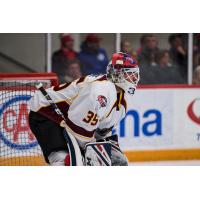 Cleveland Monsters goaltender Jean-Francois Berube