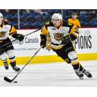 Ben Garagan with the Hamilton Bulldogs