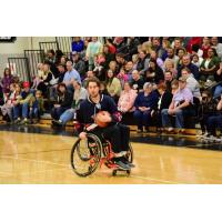 Macon Mayhem participate in wheelchair basketball game