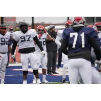 Greg Gilmore and the Memphis Express at practice