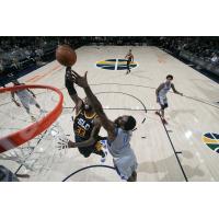 Salt Lake City Stars center Willie Reed goes in for a dunk