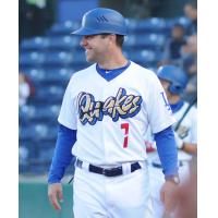 Drew Saylor with the Rancho Cucamonga Quakes in 2018