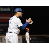 Manager Drew Saylor with the Rancho Cucamonga Quakes