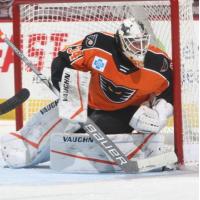 Lehigh Valley Phantoms goaltender Alex Lyon