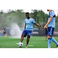 New York City FC midfielder Ebenezer Ofori