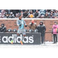 Defender Jermaine Taylor with Minnesota United FC