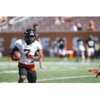 Wide receiver Xavier Hawkins with Oregon State