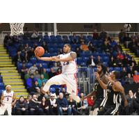 Cape Breton Highlanders guard/forward Chris Johnson against the Sudbury Five