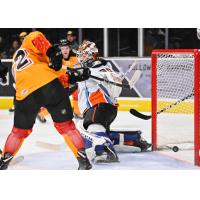 Bobby MacIntyre of Los Chimuelos de San Antonio nets his first goal of the game