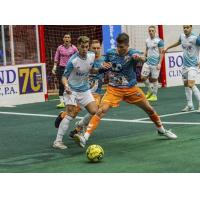 St. Louis Ambush eye the ball against the Florida Tropics