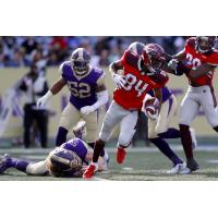 San Antonio Commanders punt returner Greg Ward, Jr. against the Atlanta Legends