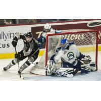 Vancouver Giants defenceman Bowen Byram against the Swift Current Broncos