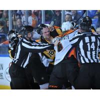 Lehigh Valley Phantoms brawl with the Wilkes-Barre/Scranton Penguins