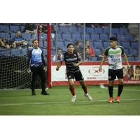 Ontario Fury midfielder Jermaine Jones (center) vs. the El Paso Coyotes