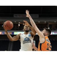 Halifax Hurricanes guard Tyler Thornton vs. the Island Storm