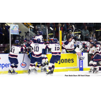 Saginaw Spirit celebrate OT, series-clinching win