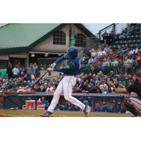 Reed Rohlman at bat for the Lexington Legends on Opening Night