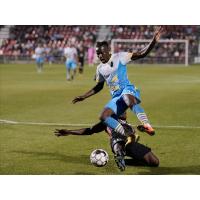 Las Vegas Lights FC forward Alexnyarko Harlley vs. San Antonio FC