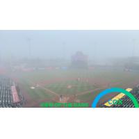 The fog at Sahlen Field, home of the Buffalo Bisons