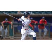 Jake Holmes at bat for the Lakewood BlueClaws