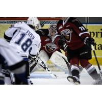 Vancouver Giants goaltender Trent Miner vs. the Victoria Royals