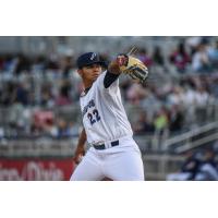 Pensacola Blue Wahoos pitcher Brusdar Graterol