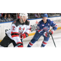 Binghamton Devils defenseman Eric Gryba vs. the Rochester Americans