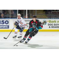 Kelowna Rockets defenceman Kaedan Korczak