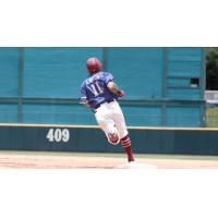 Christian Lopes of the Frisco RoughRiders rounds the bases