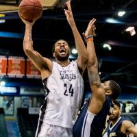 Marvell Waithe with the Moncton Magic