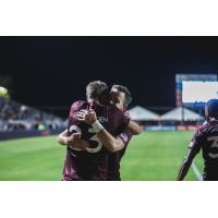 Sacramento Republic FC after their playoff win over New Mexico United